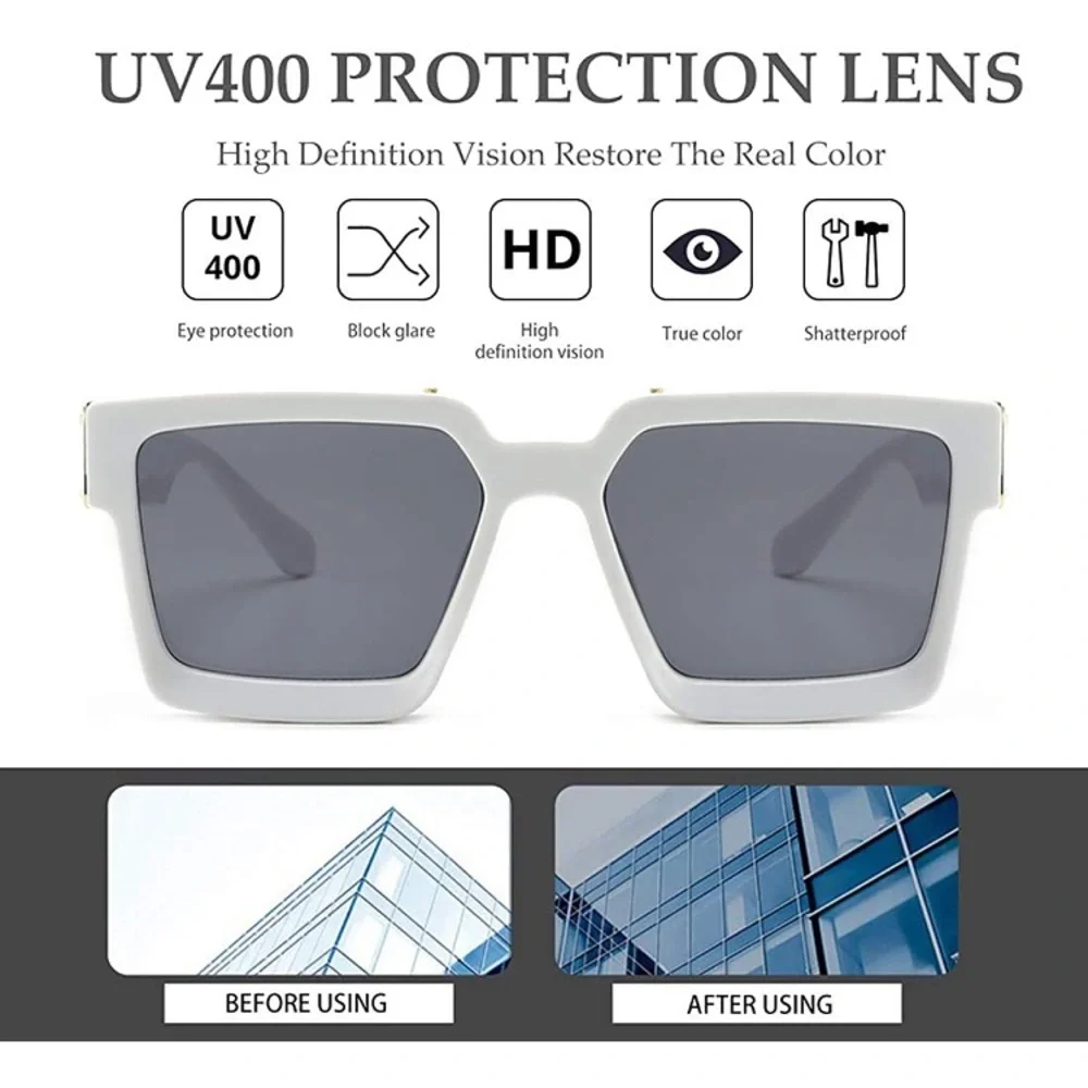 White Millionaire Sunglasses